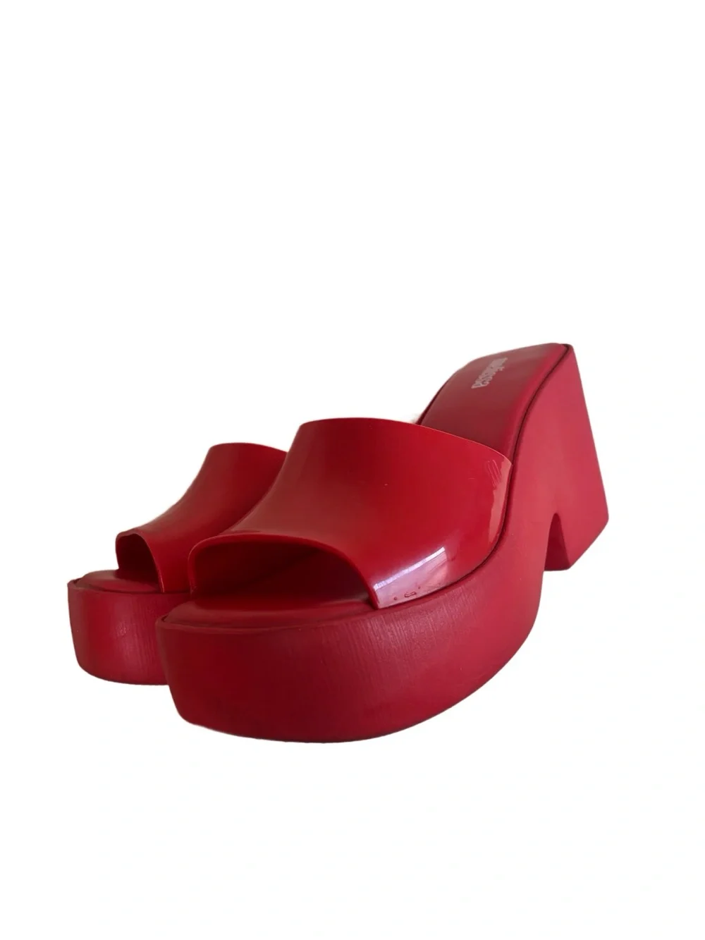 Melissa Posh Jelly Platform Slide Sandals